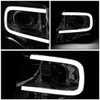 FOR 07-14 FORD EXPEDITION FRONT BUMPER LED DRL PROJECTOR HEADLIGHT SMOKED/AMBER