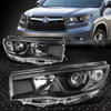 FOR 14-16 TOYOTA HIGHLANDER BLACK HOUSING CLEAR CORNER PROJECTOR HEADLIGHT LAMP