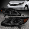 FOR 11-20 TOYOTA SIENNA SMOKED HOUSING AMBER CORNER PROJECTOR HEADLIGHT HEADLAMP