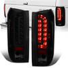 90-97 Ford F150 F250 F350 Bronco LED Rear Brake Tail Lights - Tinted Housing