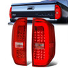 14-18 Toyota Tundra LED C-Tube Bar Rear Brake Tail Lights - Red Lens