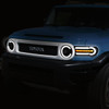 FOR 07-14 FJ CRUISER LED DRL+SEQUENTIAL TURN SIGNAL HEADLIGHT LAMPS BLACK/SMOKED
