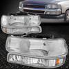 CHROME AMBER BUMPER HEADLIGHT+CLEAR ALTEZZA TAIL LIGHT FOR 99-02 CHEVY SILVERADO