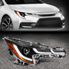 FOR 19-24 TOYOTA COROLLA SEDAN HATCHBACK 3D DRL LED PROJECTOR HEADLIGHT RIGHT