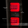 14-19 Chevy Silverado GMC Sierra 1500 2500HD 3500HD Red C-Bar LED Tail Lights - Tinted