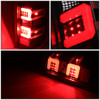 14-19 Chevy Silverado GMC Sierra 1500 2500HD 3500HD Red C-Bar LED Tail Lights - Tinted