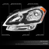 For 12-13 Soul OE Style Left Driver Side Headlight Lamp Assembly Black/Amber