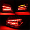 04-07 BMW 5-Series E60 OLED Sequential Turn Signal Rear Brake Tail Lights - Smoked/ Red Lens
