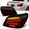 08-10 BMW 5-Series E60 OLED Sequential Turn Signal Rear Brake Tail Lights - Smoked/ Red Lens
