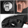 FOR 04-08 FORD F150 06-08 LINCOLN MARK LT BLACK HOUSING HALOGEN HEADLIGHTS PAIR
