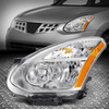For 09-10 Nissan Rogue OE Style Left Driver Side Chrome/Amber Headlight Lamp