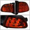 FOR 92-95 HONDA CIVIC LED SMOKED CLEAR SIDE TURN SIGNAL HEADLIGHT LAMP+TOOL SET