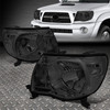 SMOKED HOUSING TINT HEADLIGHT+CLEAR CORNER+OE FOG LIGHT FOR 05-11 TOYOTA TACOMA