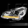 FOR 11-15 MERCEDES-BENZ C-CLASS W204 LED DRL PROJECTOR HEADLIGHT+TOOL SET CHROME