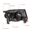[LED DRL+SIGNAL]FOR 11-13 JEEP GRAND CHEROKEE PROJECTOR HEADLIGHT BLACK/AMBER