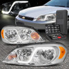 FOR 06-16 CHEVY IMPALA LIMITED LED DRL CHROME AMBER CORNER HEADLIGHTS+TOOL SET