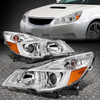 FOR 10-14 OUTBACK LEGACY CHROME HOUSING AMBER CORNER PROJECTOR HEADLIGHT LAMPS
