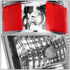 CHROME HEADLIGHT+CLEAR BUMPER+3D LED BAR BRAKE/TAIL LIGHT FOR 03-07 SILVERADO
