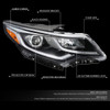 FOR 19-20 OPTIMA OE STYLE LED DRL PASSENGER RIGHT SIDE PROJECTOR HEADLIGHT LAMP