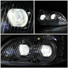 [LED DRL+SIGNAL]FOR 03-19 FREIGHTLINER M2 106 112 PROJECTOR HEADLIGHTS CHROME