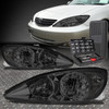 FOR 02-04 TOYOTA CAMRY SMOKED HOUSING CLEAR CORNER HEADLIGHT HEAD LAMPS+TOOL SET