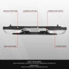 Fit 99-07 Chevy Silverado GMC Sierra 1500 2500 Steel Rear Step Bumper Chrome