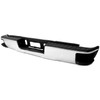 Chrome Rear Bumper w/ Conner Steps For 2014-2018 Chevy Silverado GMC Sierra 1500