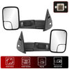 L&R Pair Power Heated Tow Mirrors For 2003-2008 Dodge Ram 1500 2500 3500