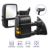 Power Heated Tow Mirrors w/ Smoke Turn Signal For 99-07 Ford F250/F350/F450/F550