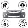 Bumper Fascia for 2007-2012 Toyota Yaris 5211952934 TO1000321 Sedan Front Primed