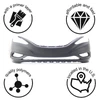 Bumper Cover For 2011 2012 2013 Hyundai Sonata Front Primed