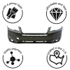 Bumper Cover Fascia for 2017-2018 Subaru Forester 2.5i Sport Front Primed