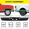 Rear Step Bumper Face Bar Black Steel For 02-08 Ram 1500 04-09 Ram 2500 3500