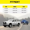Rear Step Bumper Face Bar Black Steel For 02-08 Ram 1500 04-09 Ram 2500 3500