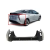 Bumper Cover For 2016-2018 Toyota Prius W/Park Holes TO1100320 Rear Primed