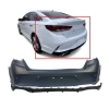 Bumper Cover Rear Kit for 2018 2019 Hyundai Sonata Ultimate SE SEL Eco
