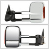 03-06 Chevy Silverado GMC Sierra Powered Towing Mirrors - w/Heated+LED Amber Signal - Chrome Cover