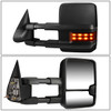 99-02 Chevy Silverado GMC Sierra Manual Adjustment Towing Mirrors - w/LED Amber Turn Signal