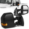 08-16 Ford F250 F350 F450 F550 Super Duty Powered Towing Mirrors - w/Heated+LED Turn Signal