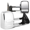 88-00 Chevy GMC C/K 1500 2500 3500 Powered Adjustment Towing Mirrors - Chrome Cover