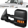99-02 Chevy Silverado GMC Sierra Powered Towing Mirror - w/Heated+LED Turn Signal - Driver Side