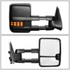 99-02 Chevy Silverado GMC Sierra Powered Towing Mirror - w/Heated+LED Turn Signal - Passenger Side