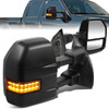 99-07 Ford F250-F550 Super Duty Powered Towing Mirrors - w/Heated+LED Turn Signal Light