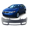 Bumper Cover For 2010-2013 Kia Forte Sedan Hatchback W/fog lamp holes Front