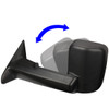 09-16 Ram 1500-5500 Powered Adjustment Towing Mirrors - w/Heated