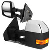 04-14 Ford F150 Towing Mirrors Powered Towing Mirror w/Heated+LED Turn Signal - Chrome Trim