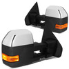04-14 Ford F150 Towing Mirrors Powered Towing Mirror w/Heated+LED Turn Signal - Chrome Trim