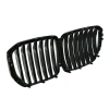 Front Kidney Grill Double Slats For 2019-2023 BMW X5 G05 Gloss Black