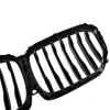Front Kidney Grill Double Slats For 2019-2023 BMW X5 G05 Gloss Black