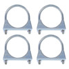 1.25''-5'' Inch Exhaust Muffler U-Bolt Clamps U Clamps Saddle Style Mild Steel